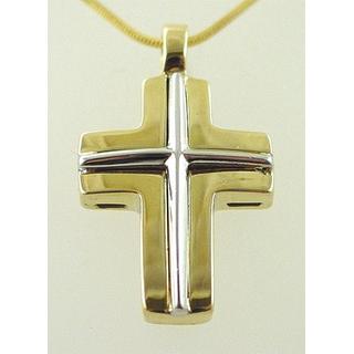 Gold 14k cross  ΣΤ 000209 Weight:9.81gr