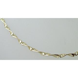 Gold 14k necklace Greek key ΚΟ 000435  Weight:10.29gr