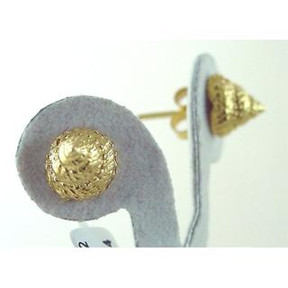 Gold 14k earrings ΣΚ 000812  Weight:2.5gr