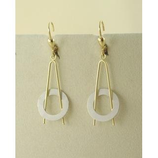 Gold 14k earrings ΣΚ 000715  Weight:2.93gr