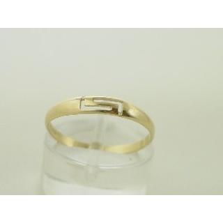 Gold 14k ring Greek key ΔΑ 001360Λ  Weight:0.78gr