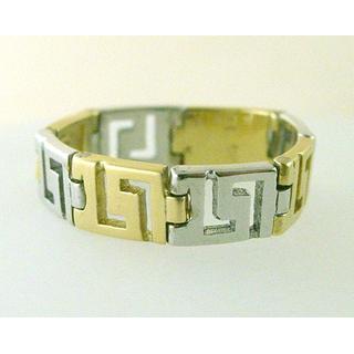 Gold 14k ring Greek key ΔΑ 000909Δ  Weight:4.21gr