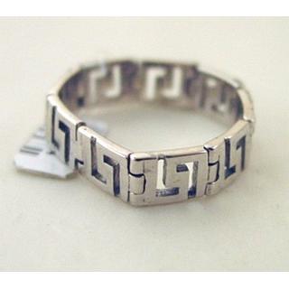 Gold 14k ring Greek key ΔΑ 000909Λ  Weight:3.93gr