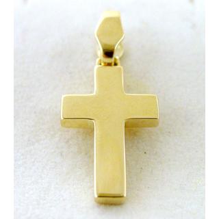 Gold 14k cross ΣΤ 000225Κ Weight:2.72gr