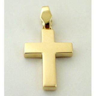 Gold 14k cross  ΣΤ 000226Κ Weight:3.7gr