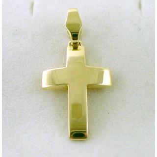 Gold 14k cross ΣΤ 000228Κ Weight:3.21gr