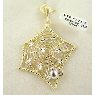 Gold 14k pendants ΜΕ 000463  Weight:2.09gr