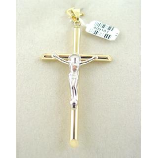 Gold 14k cross  ΣΤ 000230 Weight:1.62gr