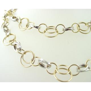 Gold 14k necklace ΚΟ 000458  Weight:37.76gr