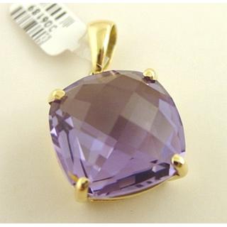 Gold 14k pendants with SWAROVSKI ΜΕ 000465  Weight:6.05gr