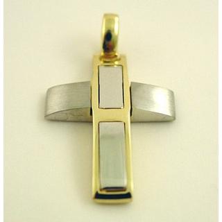 Gold 14k cross  ΣΤ 000233 Weight:4.28gr