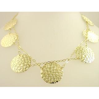 Gold 14k necklace ΚΟ 000461  Weight:19.12gr