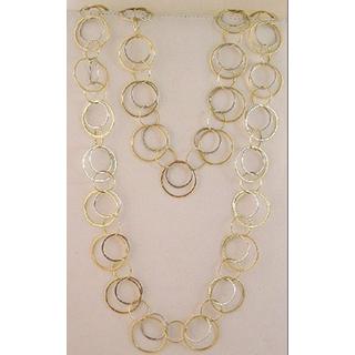 Gold 14k necklace ΚΟ 000482α  Weight:21.8gr
