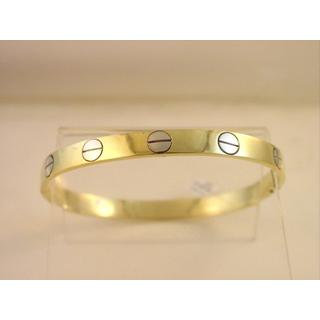 Gold 14k bracelet ΒΡ 000795  Weight:13.09gr