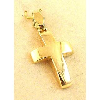 Gold 14k cross ΣΤ 000245Κ Weight:4.33gr