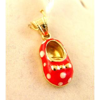 Gold 14k pendants Children ΜΕ 000519  Weight:1.28gr