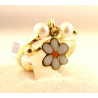 Gold 14k Children ring ΔΑ 000020  Weight:1.5gr