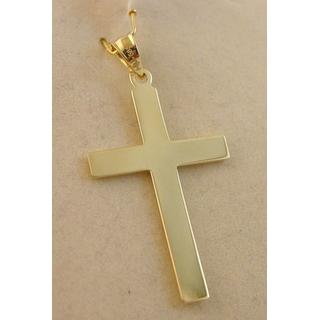 Gold 14k cross ΣΤ 000247 Weight:1.43gr