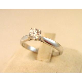 Gold 14k ring Solitaire with Zircon ΔΑ 001592  Weight:2.74gr