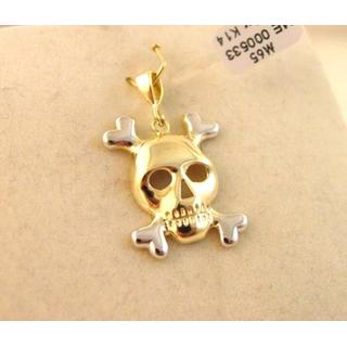 Gold 14k pendants ΜΕ 000533  Weight:2.51gr