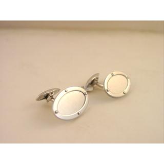 Gold 14k cufflinks ΜΑ 000003  Weight:9.4gr