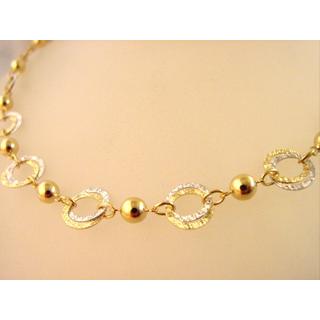 Gold 14k necklace ΚΟ 000501  Weight:17.34gr