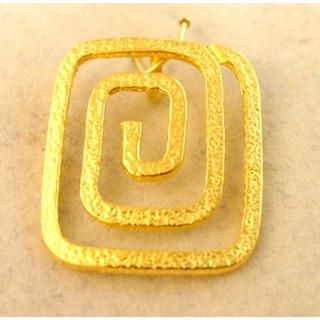 Gold 14k pendants Spiral ΜΕ 000551  Weight:3.48gr