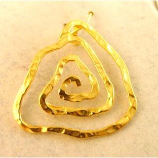 Gold 14k pendants Spiral ΜΕ 000554  Weight:2.37gr