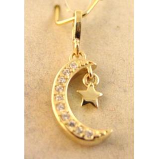 Gold 14k pendants with Zircon ΜΕ 000562Κ  Weight:0.83gr