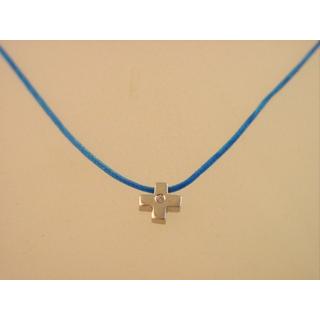 Gold 14k cross with Zircon  ΣΤ 000256Λ Weight:0.9gr