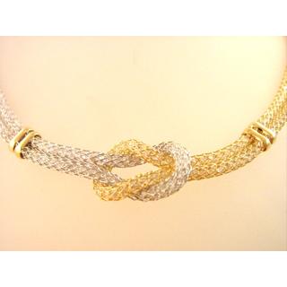 Gold 14k necklace with Zircon ΚΟ 000507  Weight:29.5gr
