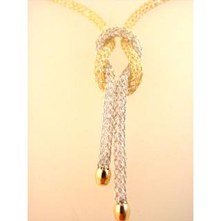 Gold 14k necklace with Zircon ΚΟ 000508  Weight:19.6gr