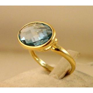 Gold 14k ring with semi precious stones ΔΑ 001632β  Weight:5.2gr