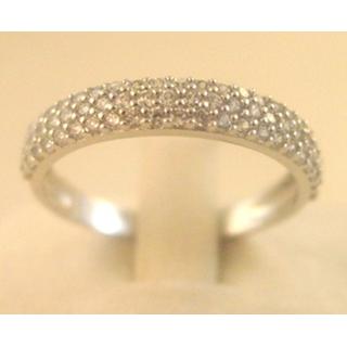 Gold 14k ring with Zircon ΔΑ 001640Λ  Weight:2.47gr
