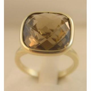 Gold 14k ring with semi precious stones  ΔΑ 001630ε  Weight:4.98gr