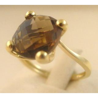 Gold 14k ring with semi precious stones  ΔΑ 001629Ε  Weight:3.67gr