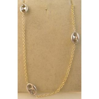 Gold 14k necklace ΚΟ 000518  Weight:8.1gr