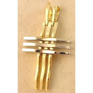 Gold 14k cross ΣΤ 000260 Weight:5.64gr