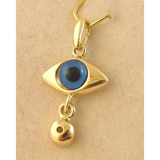 Gold 14k pendants ΜΕ 000642  Weight:1.12gr