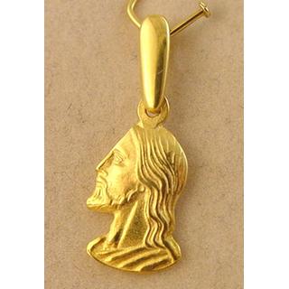 Gold 14k pendants ΜΕ 000652  Weight:0.8gr