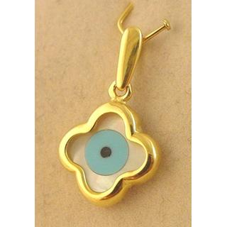 Gold 14k pendants ΜΕ 000654  Weight:1.2gr