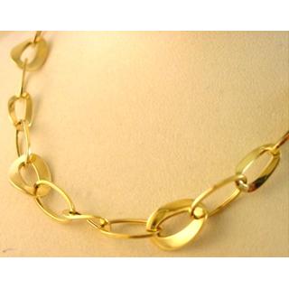 Gold 14k necklace ΚΟ 000524  Weight:11.8gr