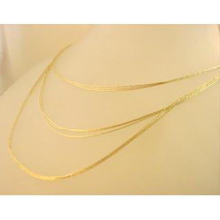 Gold 14k necklace ΚΟ 000531  Weight:8.8gr