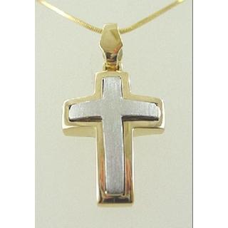 Gold 14k cross ΣΤ 000004Κ Weight:6.93gr