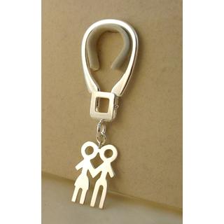 Silver 925 motif for bonbons Key Ring JM  Weight:8.7gr