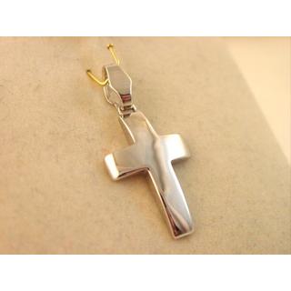 Gold 14k cross ΣΤ 000245Λ Weight:4.68gr