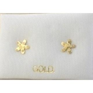 Gold 14k earrings ΣΚ 001038  Weight:0.37gr