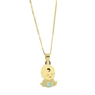 Gold 14k pendants Children ΜΕ 000670  Weight:0.38gr