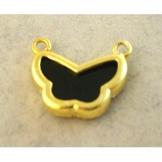 Silver 925 Butterfly motif for bonbons 2 ONIX  Weight:0.9gr