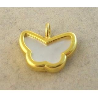 Silver 925 Butterfly motif for bonbons 1ΜΟΡ/W  Weight:0.9gr